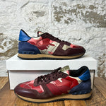 Valentino Red Camo Sneaker Sz 8 (41) No Box