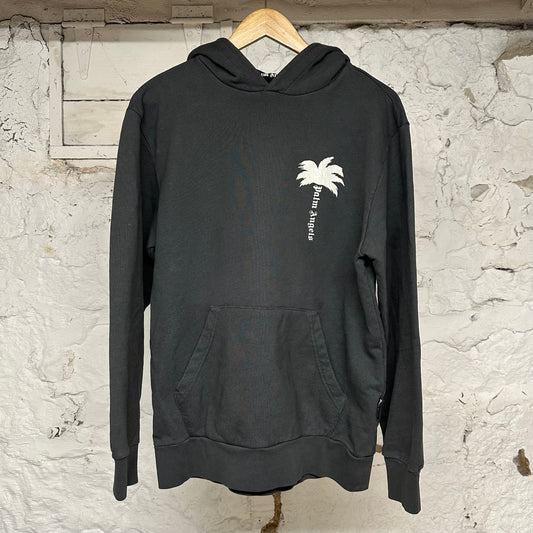 Palm Angels Grey Palm Tree Hoodie Sz S