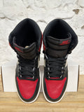 Air Jordan 1 High Bred Toe Sz 10