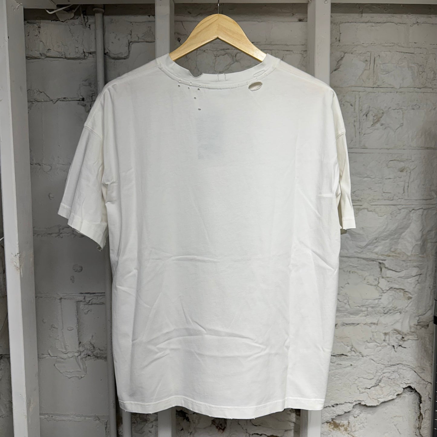 Vale Fallen Angel Bling White T-Shirt Sz S