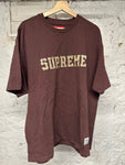 Supreme Tan Spell Brown T-shirt Sz XL