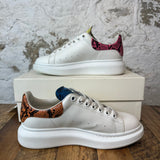 Alexander Mcqueen Multicolor Croc White Sneaker Sz 8 (41)