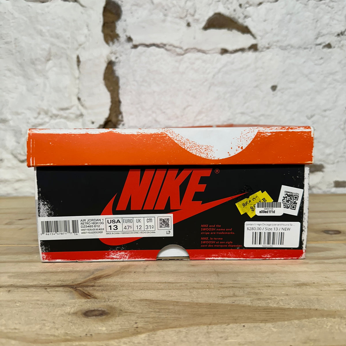 Air Jordan 1 High Chicago Lost and Found Sz 13 DS