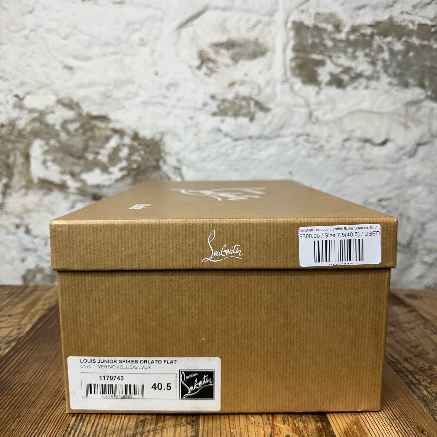 Christian Louboutin Grafitti Spike Sneaker Sz 7.5 (40.5)