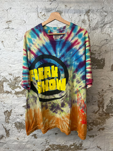 Gallery Dept Freakshow T-shirt Tie Dye Sz XL