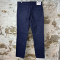 Louis Vuitton Navy Monogram Denim Jeans Sz 34