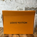 Louis Vuitton Blue Denim Monogram White Trainer Sneaker Sz 8.5 (7LV)
