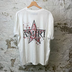 Amiri Red Paisley Star T-shirt White Sz M