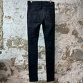 Amiri MX1 Multicolor Paisley Thrasher Black Denim Jeans Sz 30