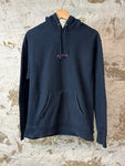 Supreme Navy Pink Spellout Hoodie Sz M