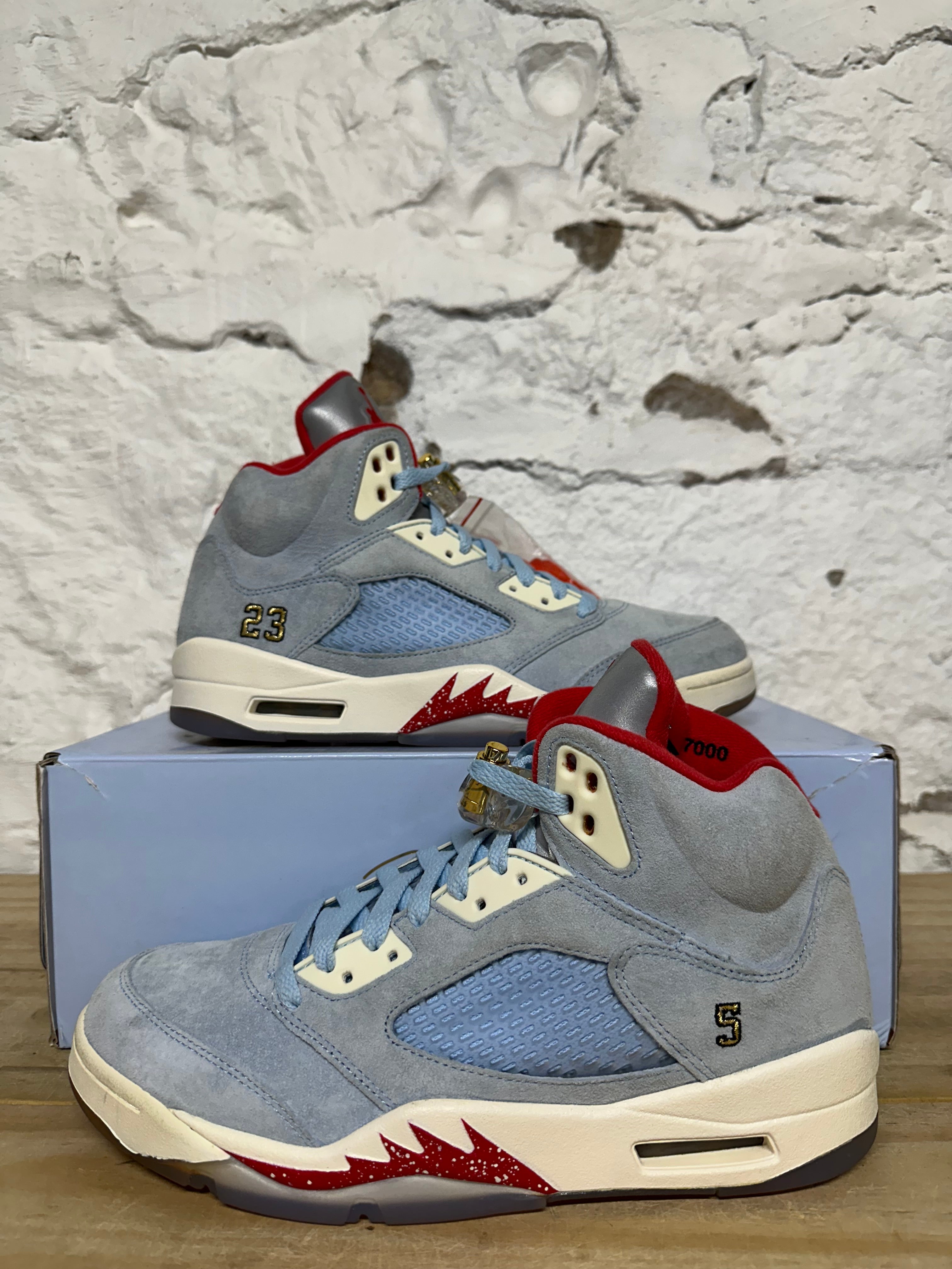 Air Jordan 5 Trophy Room Ice Blue Sz 9 DS