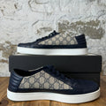 Gucci GG Supreme Beige Blue Sneaker Sz 11.5