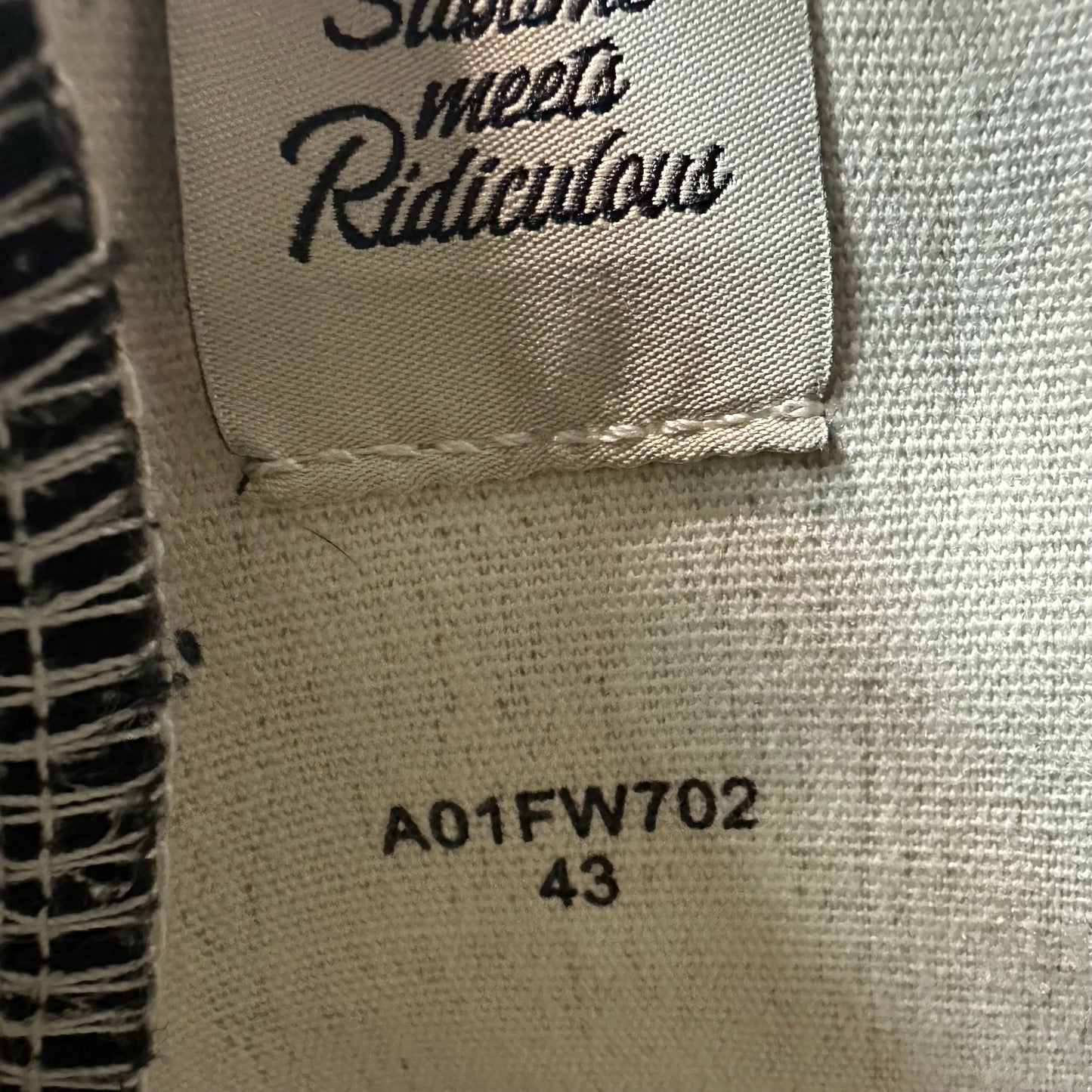 Maison Mihara Black White Peterson Sneaker Sz 10 (43)