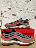Nike Air Max 97 Wolf Grey Radiant Red Sz 9