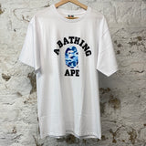 Bape ABC Blue Camo College T-shirt