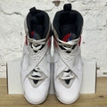 Air Jordan 8 White True Red Sz 9.5