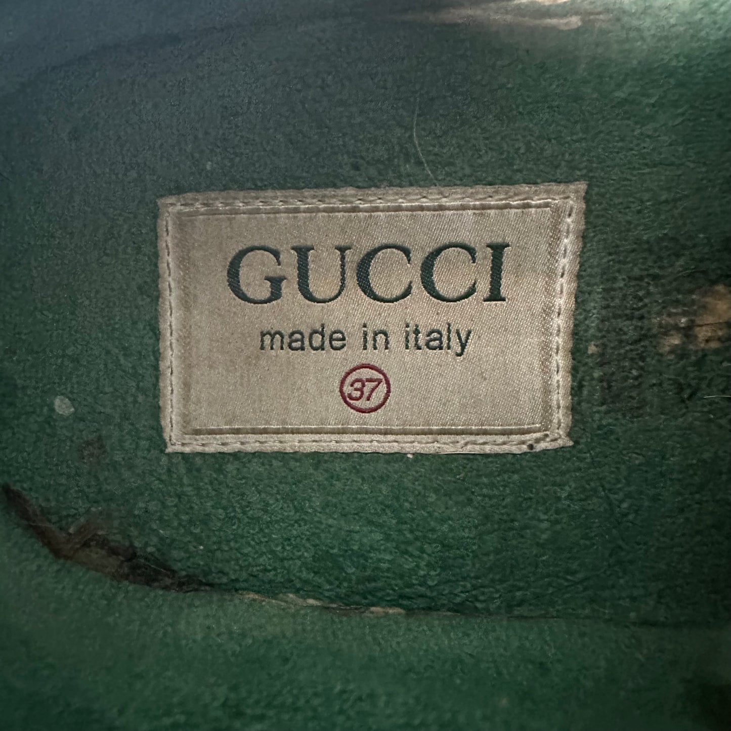 Gucci Rython Multicolor Brown Sneaker Sz 5 (37)