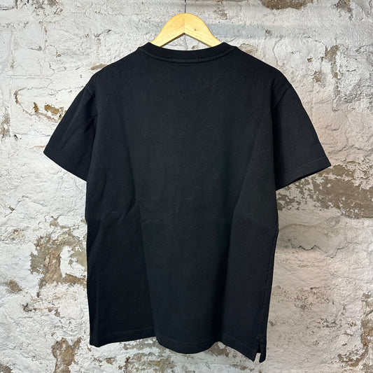 Louis Vuitton Black Monogram Pocket T-shirt Sz S