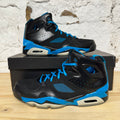 Jordan Flight Club 91 Black Neo Turquoise Sz 10.5 DS