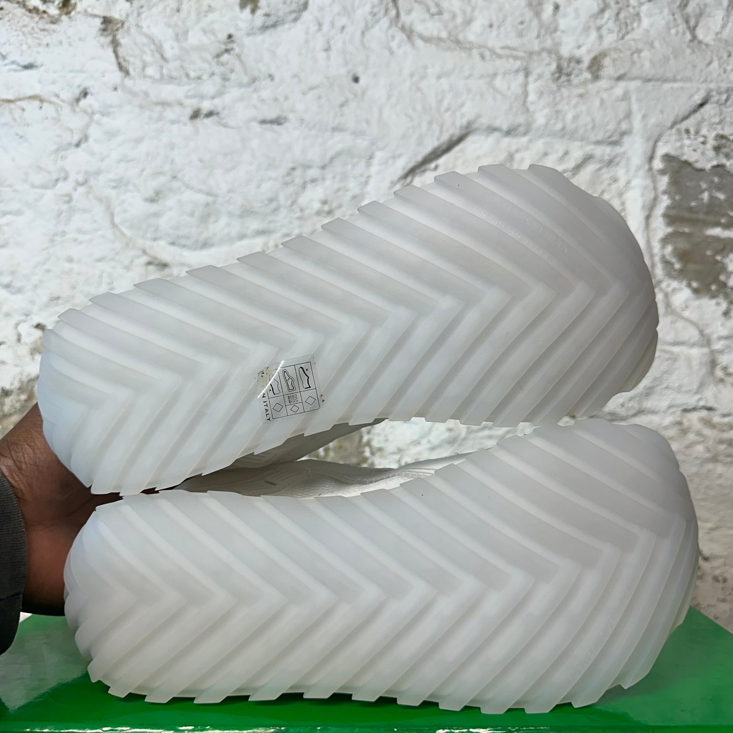 Bottega Veneta Transparent White Orbit Sneaker Sz 9 (42)