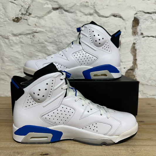Air Jordan 6 Sport Blue Sz 9.5 DS