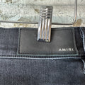 Amiri Multicolor Paint Splatter Black Denim Jeans Sz 30