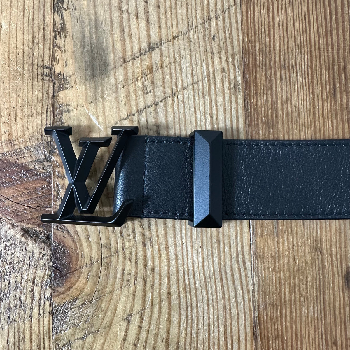 Louis Vuitton Noir Optic Belt Sz (95/38)