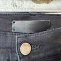 Amiri SIlver Bones Black Denim Jeans Sz 32