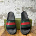 Gucci Web Slide Black Sz 9