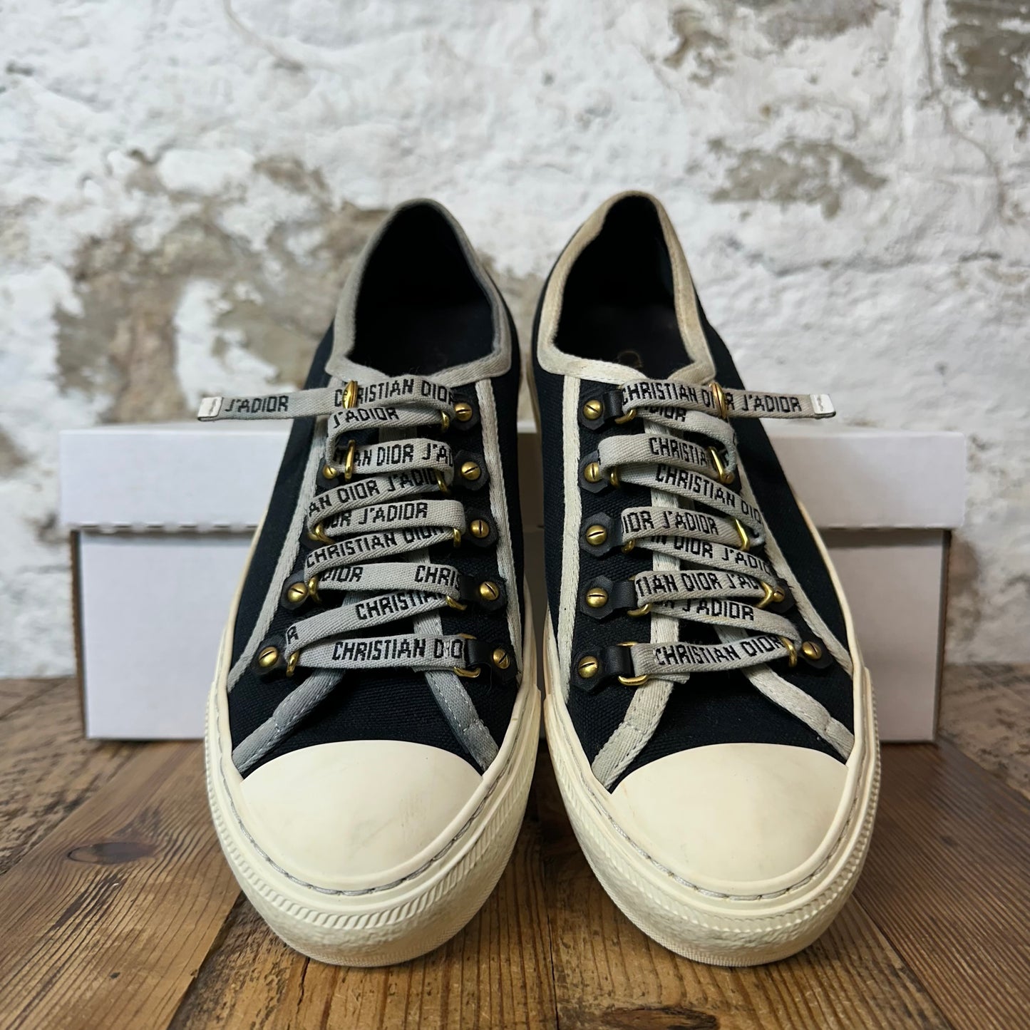 Dior Walk n Dior Black White Sneaker Sz 5 (37)