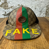 Gucci FAKE Spell Monogram Hat Sz M