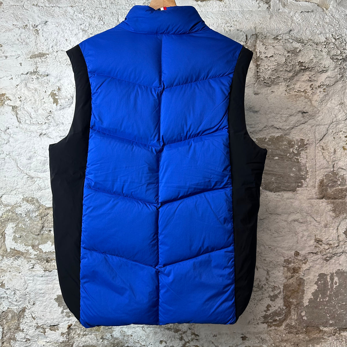 Moncler Jacot Gilet Black Blue Puffer Down Vest Sz L (5)