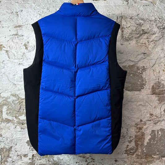 Moncler Jacot Gilet Black Blue Puffer Down Vest Sz L (5)