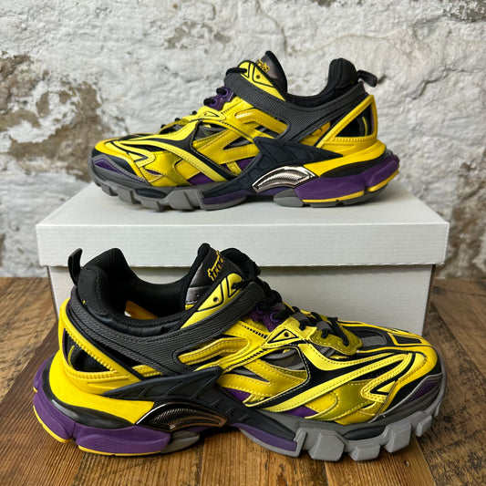 Balenciaga Track 2 Yellow Purple Black Sz 8 (41) No Box