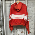 Vale Sport Red Zip Up Hoodie Sz L