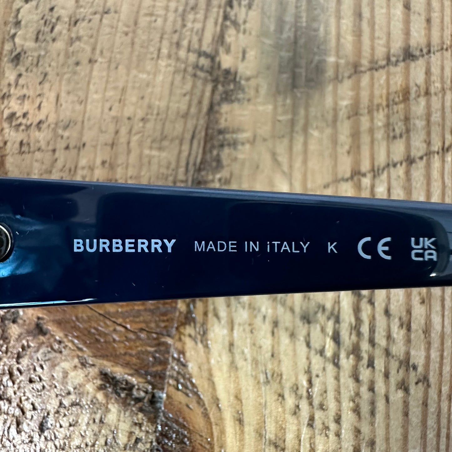 Burberry Aviator Frame Blue Tinted Sunglasses W/ Box
