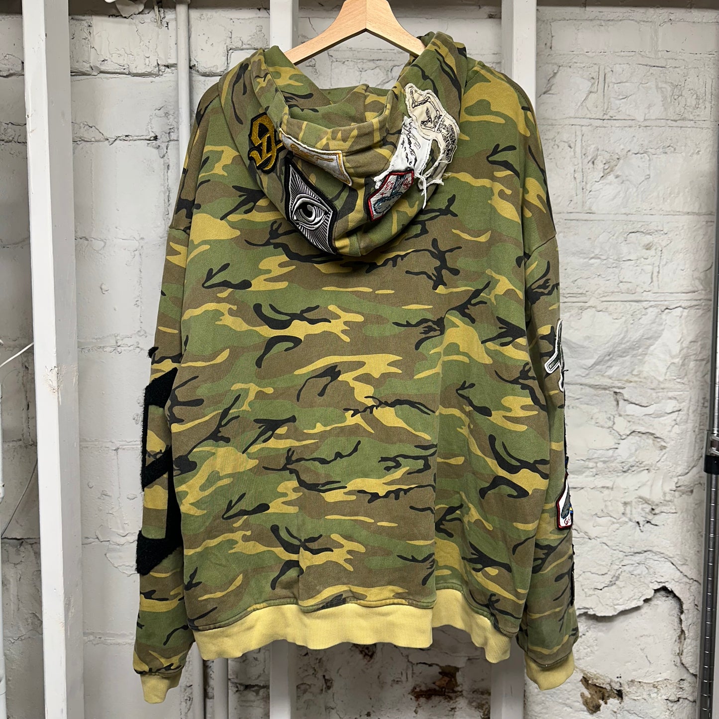 Godspeed New York Squadron Camo Zip Up Hoodie Sz XXL