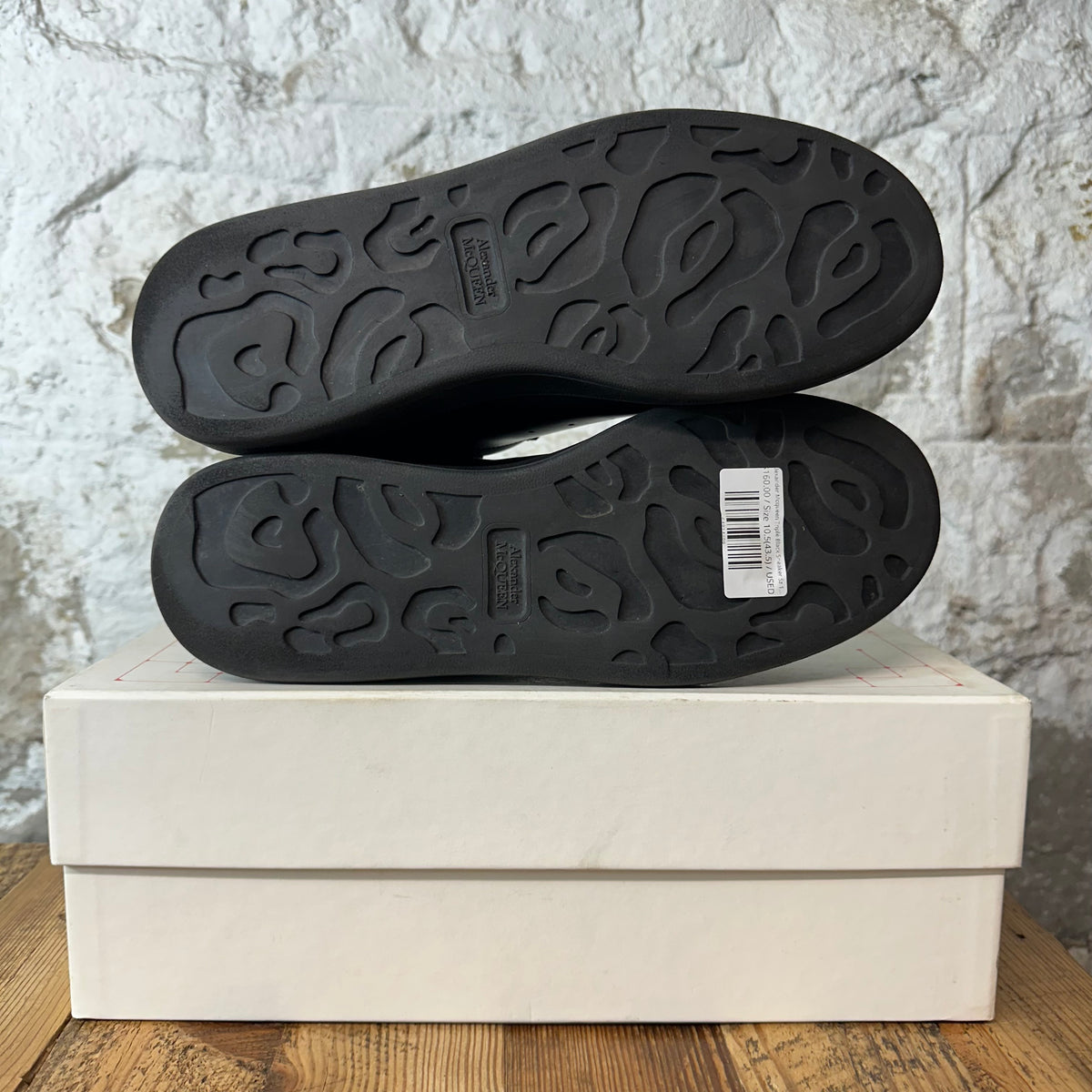 Alexander Mcqueen Triple Black Sneaker Sz 10.5 (43.5)