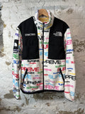 Supreme Steep Tech Multicolor Spell Jacket White Sz L