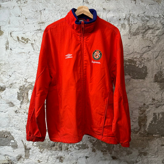 Supreme Umbro Orange Track Jacket Sz M