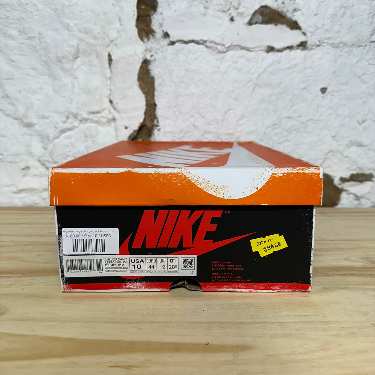 Air Jordan 1 High Chicago Lost and Found Sz 10