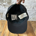 Gucci Small Green GG Logo Black Hat Sz XL