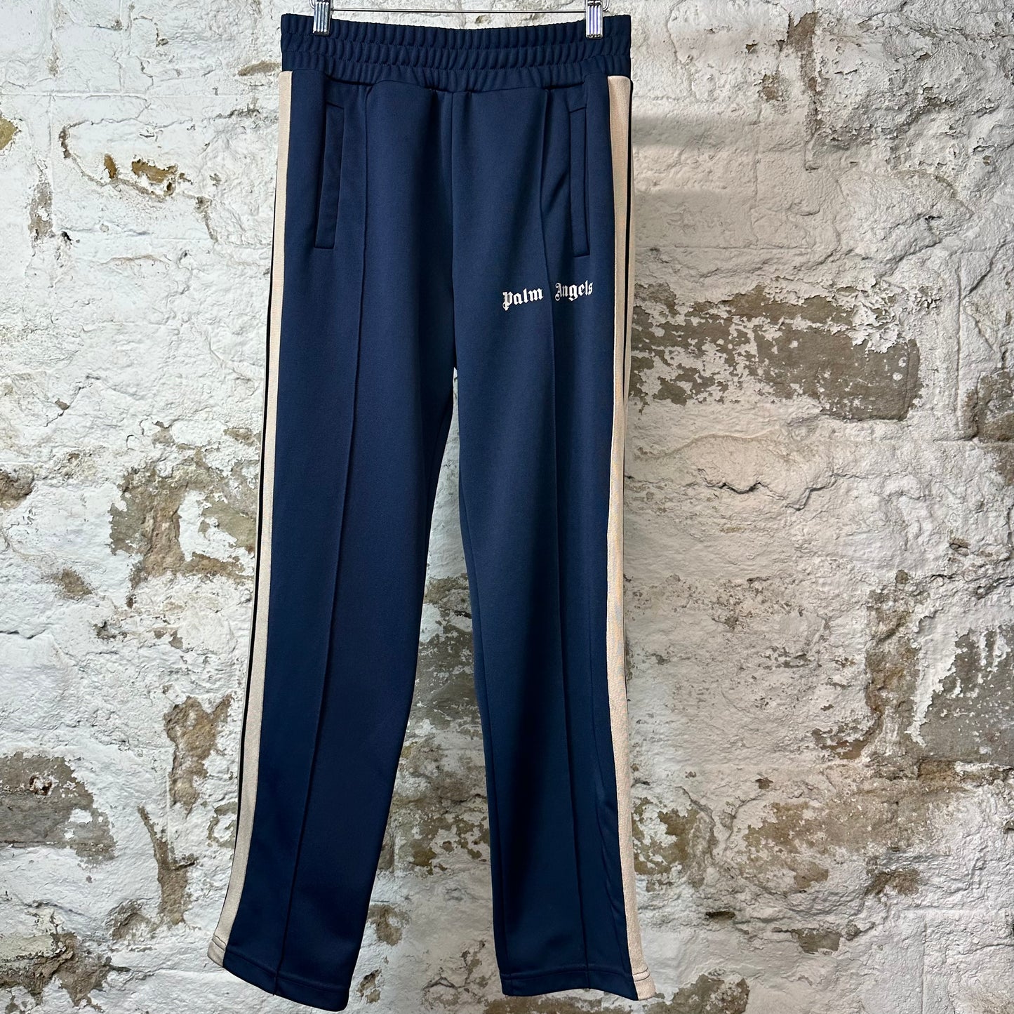 Palm Angels Navy Track Pants Sz S