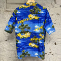 Gucci Blue Button Up Bowling Shirt Sz XXL