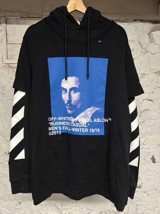 Off-White T-Shirt Hoodie Sz M