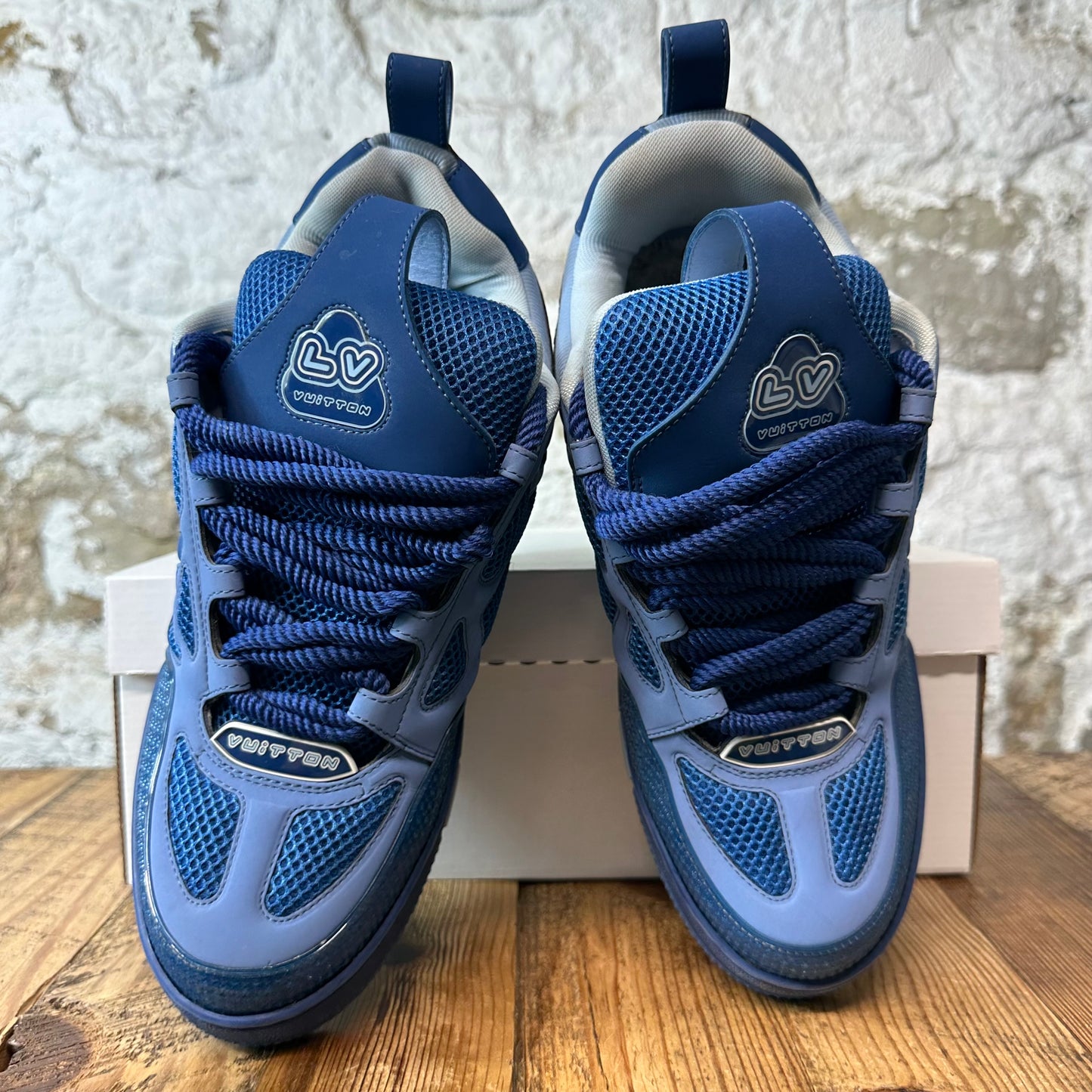 Louis Vuitton Blue Skate Sneaker Sz 10 (8.5LV)