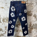 Denim Tears White CW Dark Blue Denim Jeans Sz 32