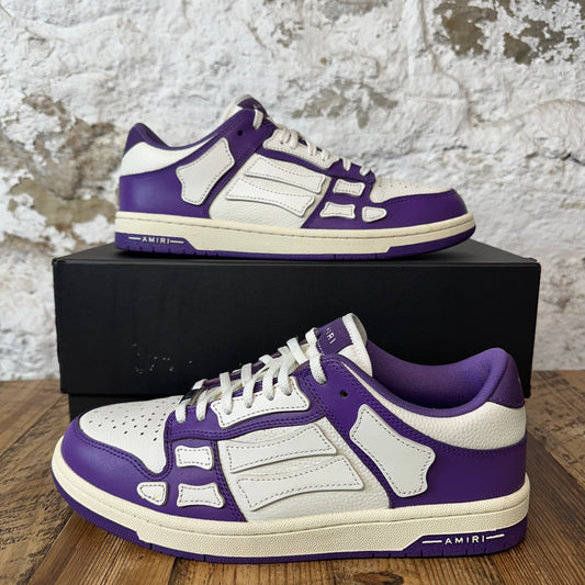 Amiri White Skeleton Purple White Sneaker Sz 10 (43)