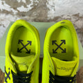 Off-White Black Arrow Neon Green Vulc Sneaker Sz 10 (43)