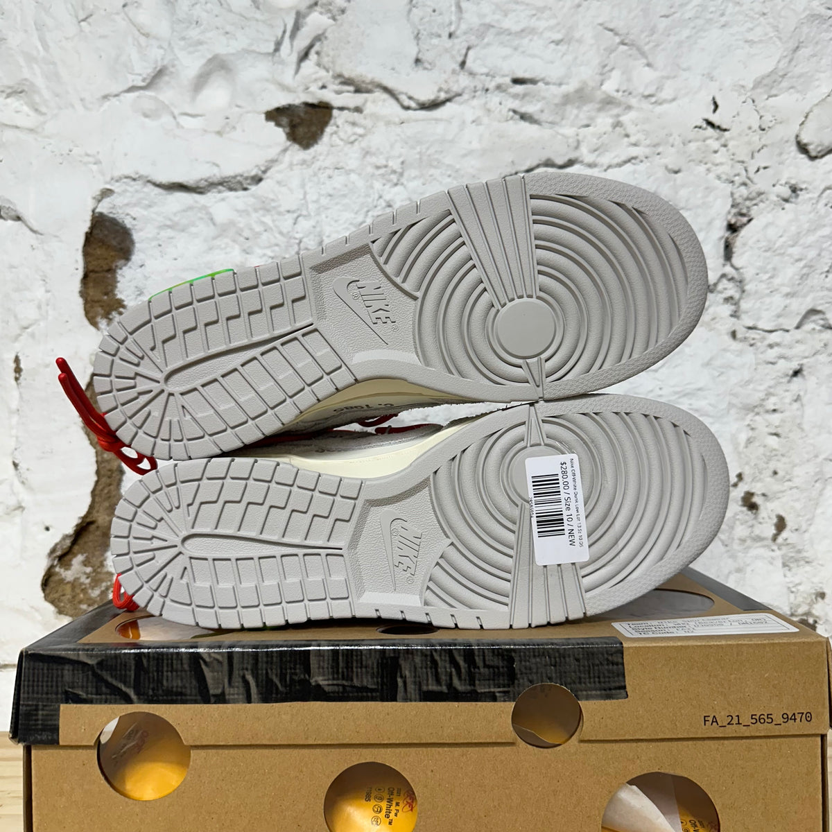 Nike Dunk Low Off-White Lot 13 Sz 10 DS